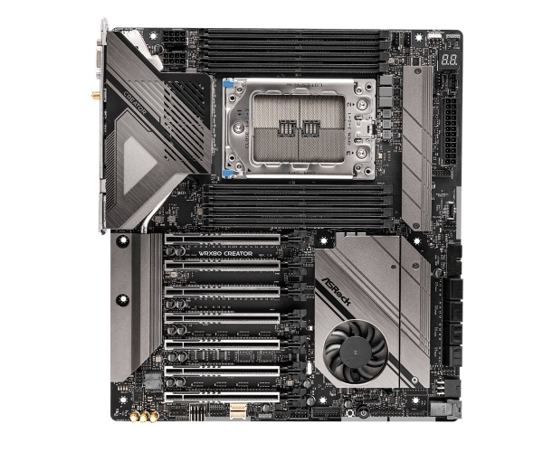 ASRock MB Sc sWRX8 WRX80 Creator R2.0, AMD WRX8, 8xDDR4, 1xVGA, WiFi, eATX