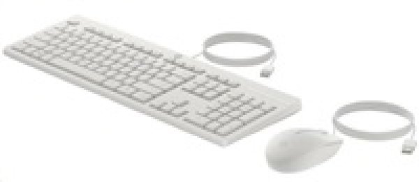 HP 225 Wired Mouse and Keyboard Combo G2 - Česká-Slovenská White