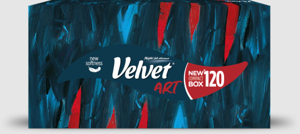 VELVET Kosmetické ubrousky Art 3-vrstvé, 120 ks