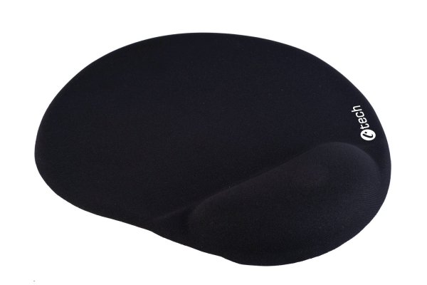 C-TECH Podložka pod myš gelová MPG-03, černá, 240x220mm
