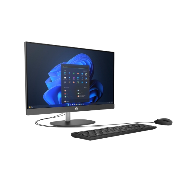 HP AIO ProOne 245 G10 AiO 23.8 NT Ryzen 3 7320U,8GB,512GB,Radeon 610M,WiFi 6+BT,klávesnice a myš,90W, bílá,HDMI,Win11Pro