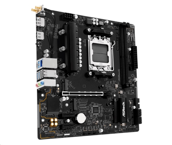 ASRock MB Sc AM5 A620AM-X WIFI, AMD A620A, 2xDDR5, 1xHDMI, 1xDP, WIFI