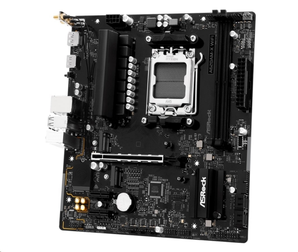 ASRock MB Sc AM5 A620AM-X WIFI, AMD A620A, 2xDDR5, 1xHDMI, 1xDP, WIFI