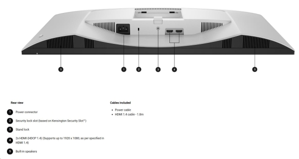DELL LCD S2725HSM - 27"/FHD/IPS/1920x1080/16:9/144Hz/1ms/1500:1/300 cd/m2/HDMI/VESA/PIVOT/3YNBD (210-BSZF)