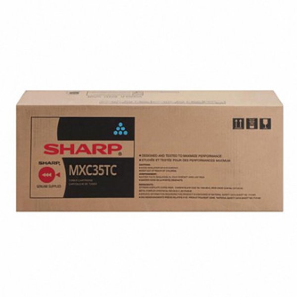 Toner Sharp MX-C357F azurový