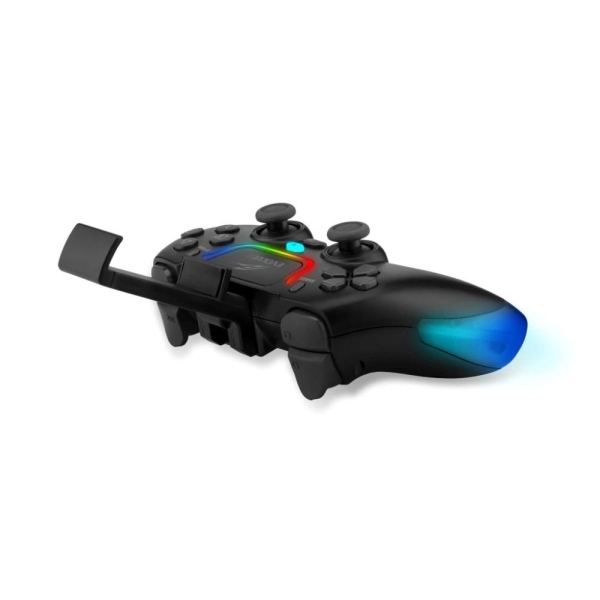 EVOLVEO Ptero2, bezdrátový & drátový gamepad pro PC, PS3/4/5, iOS, Android, Switch, černý