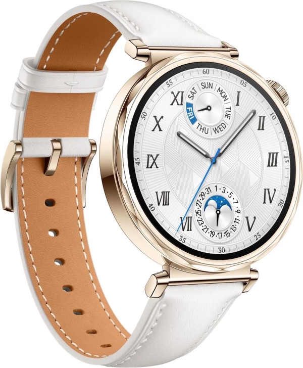 Huawei Watch GT 5/41mm/Gold/Elegant Band/White