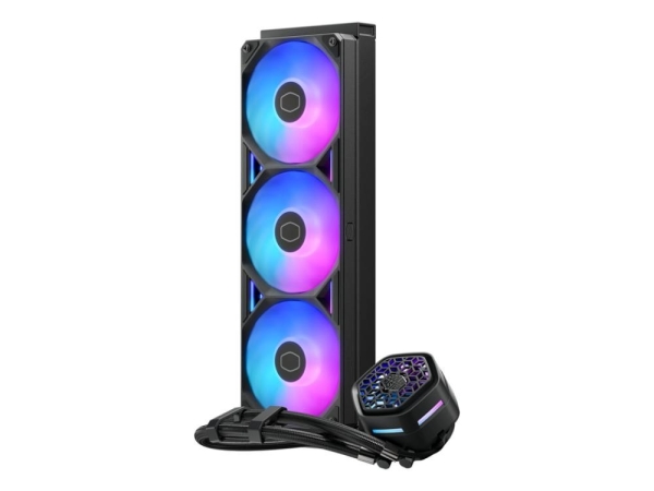 Cooler Master vodní chladič MasterLiquid Atmos II VRM 360, 3x120mm, LGA1851, AM5, černá