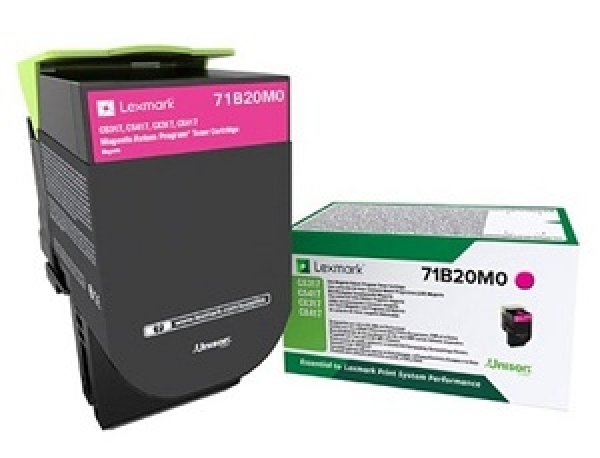Toner Lexmark 71B20M0 purpurový