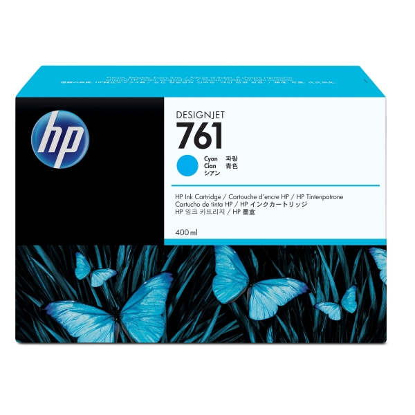 Náplň HP č.761, CM994A azurová 