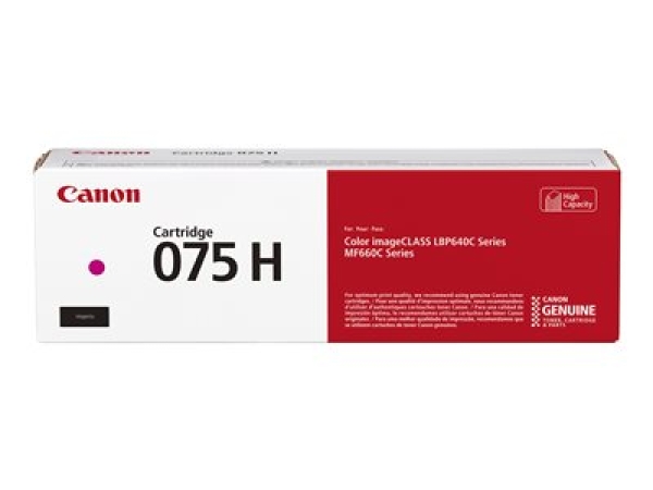 Toner Canon 075H, 6367C002 purpurový (2 500 stran)