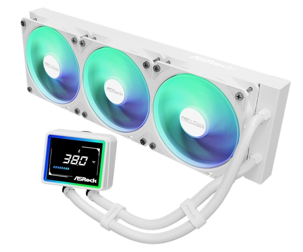 ASROCK CHALLENGER WHITE 360 DIGITAL komplet vodního chlazení CPU intel/AMD (CL360 DIGITAL WHITE)