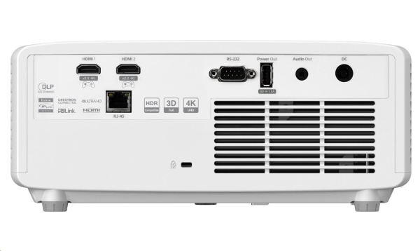 Optoma projektor ZK430ST (DLP, Laser, UHD 3840x2160, 3700 ANSI, 2xHDMI, RS232, RJ45, USB-A power, repro 1x15W)