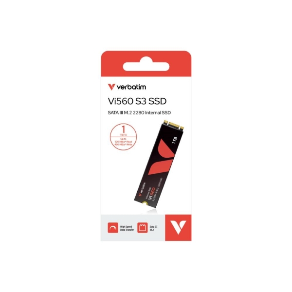 VERBATIM SSD Vi560 S3 M.2 1TB SATA III, W 520/ R 490MB/s