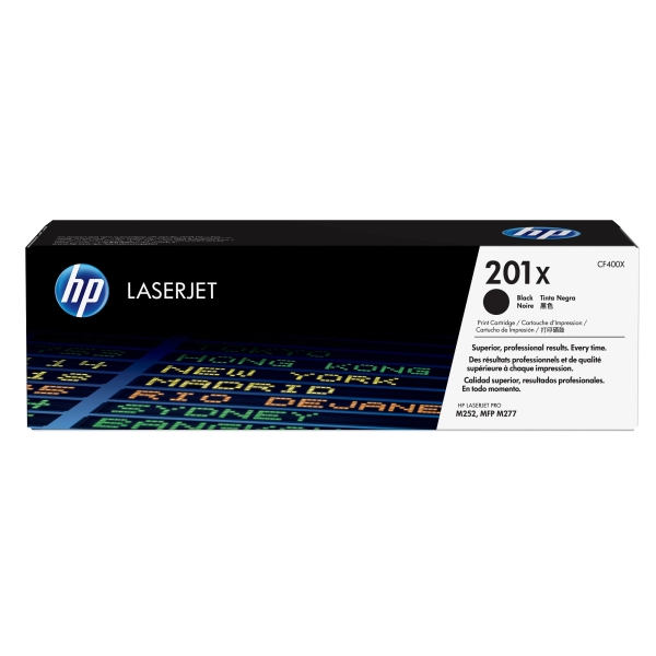 HP 201X (CF400X), originální černý toner do tiskárny HP