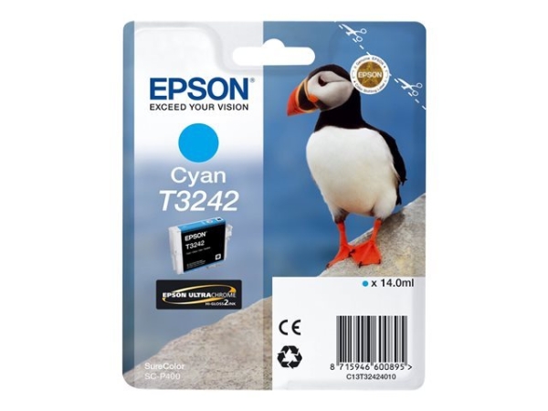 Náplň Epson C13T32424010 azurová