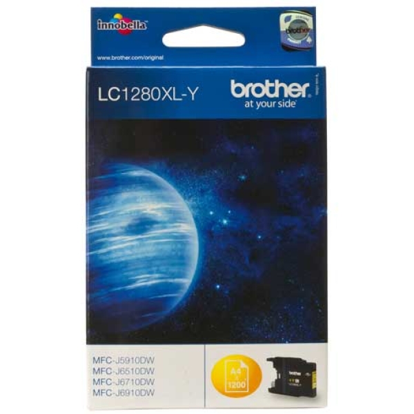 Náplň Brother LC-1280XLY žlutá