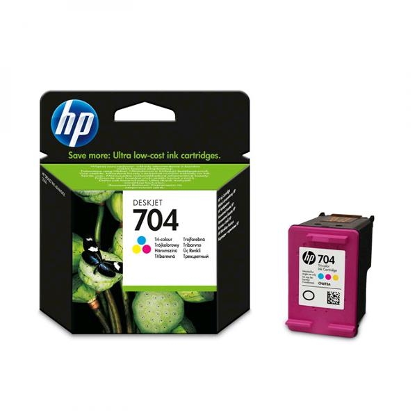 Náplň HP č.704, CN693AE barevná 