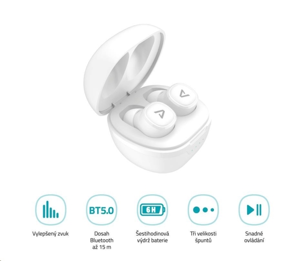 LAMAX Dots2 White, wireless charging