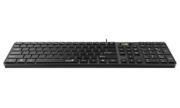 GENIUS klávesnice Slimstar K500 education spepá bez pismen USB black (černá)