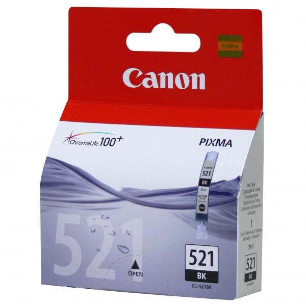 Náplň Canon CLI-521BK foto černá (9 ml)