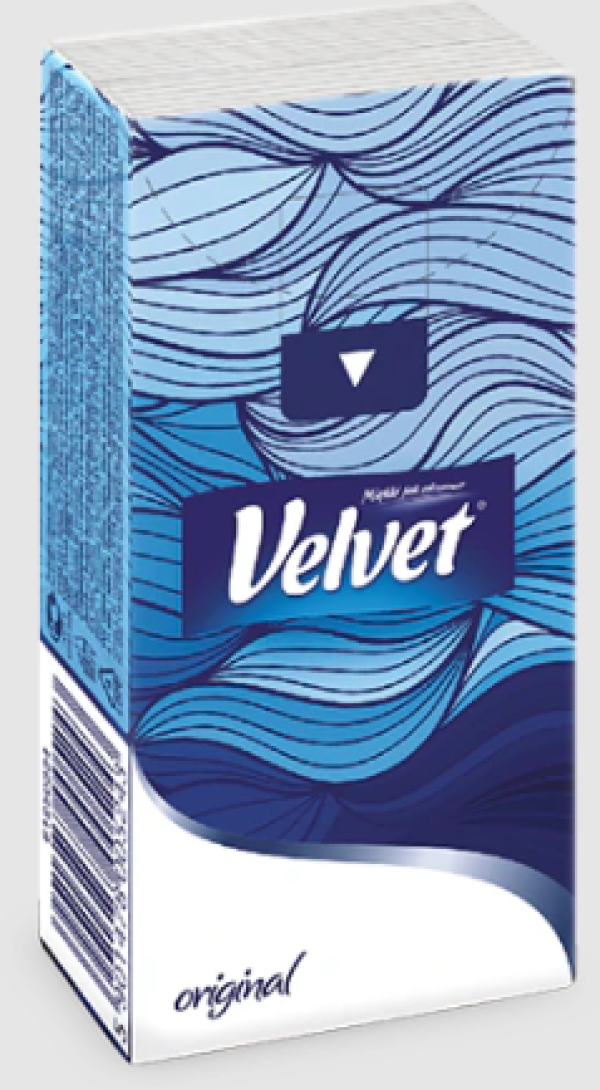 VELVET Hygienické kapesníky Original 4-vrstvé