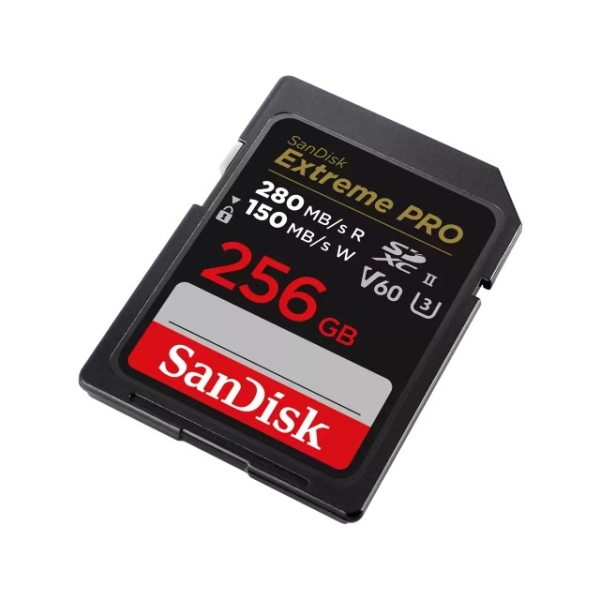 SanDisk SDXC karta 256GB Extreme PRO (280 MB/s Class 10, UHS-II V60)
