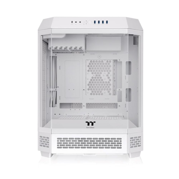 THERMAL TAKE Case The Tower 600, ATX, Průhledná bočnice, 2x 140mm Fan, bílá