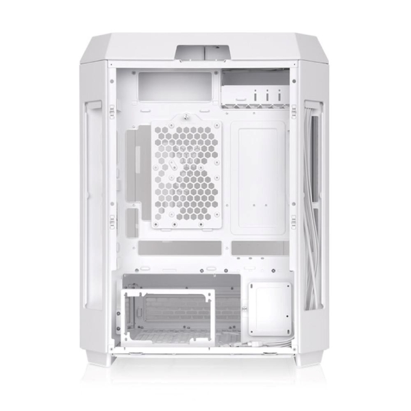 THERMAL TAKE Case The Tower 600, ATX, Průhledná bočnice, 2x 140mm Fan, bílá