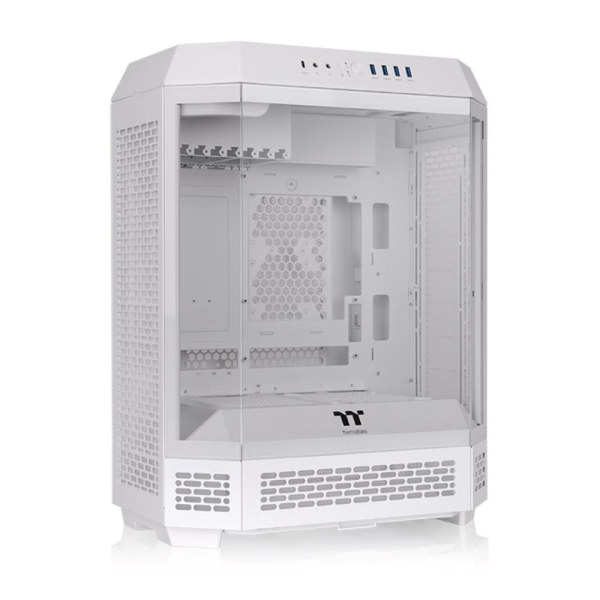 THERMAL TAKE Case The Tower 600, ATX, Průhledná bočnice, 2x 140mm Fan, bílá