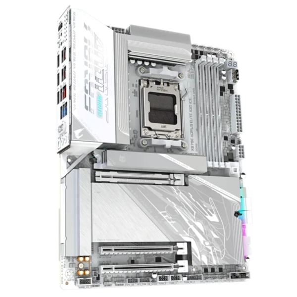 GIGABYTE MB Sc AM5 X870E A PRO X ICE, AMD X870E, 4xDDR5, 2x USB-C, 2xHDMI, ATX