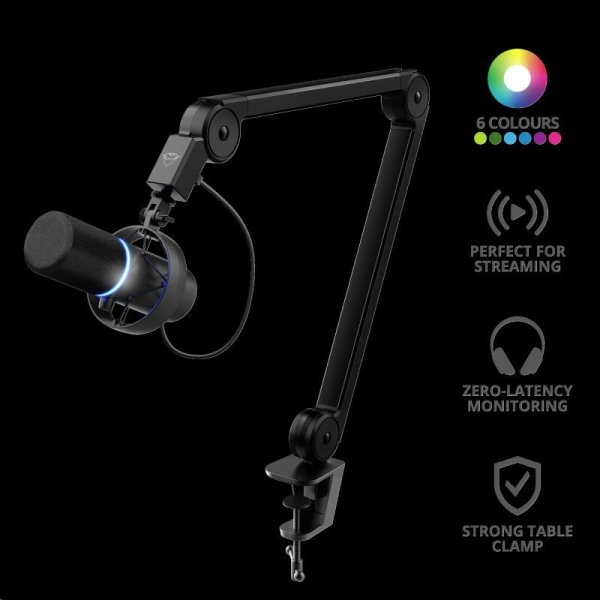 TRUST GXT 255+ ONYX MICROPHONE & ARM