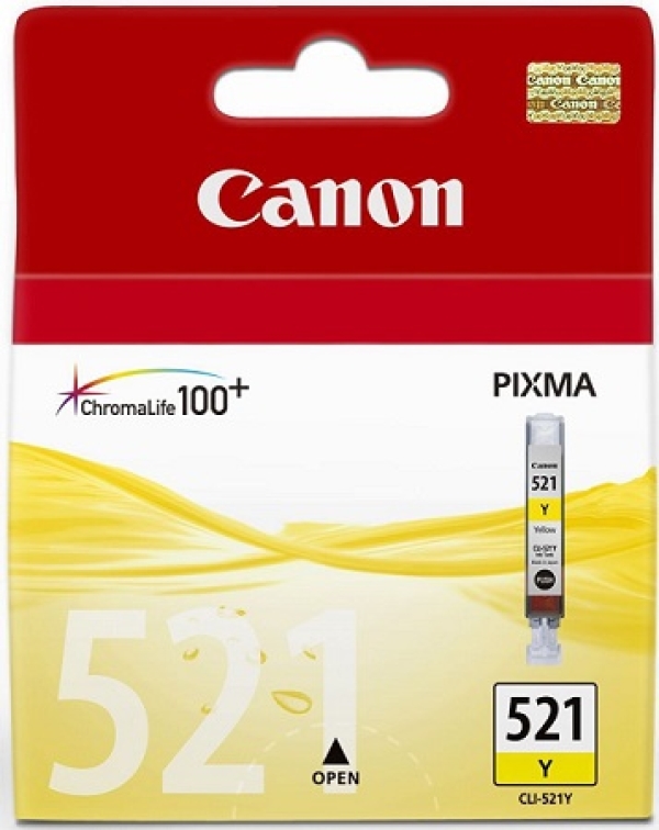 Náplň Canon CLI-521Y žlutá (9 ml)