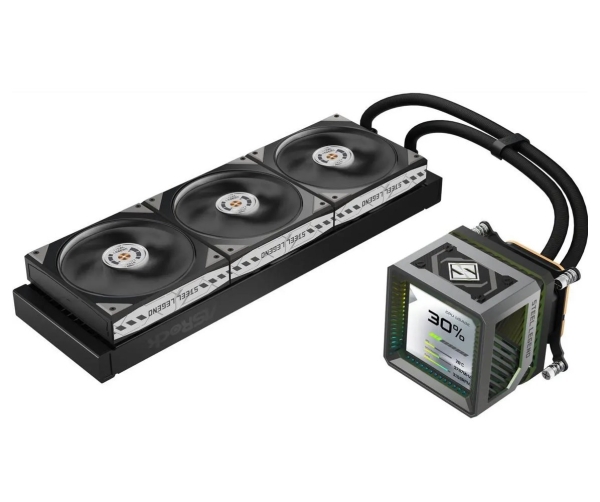 AIOCOOL Asrock Steel Legend Dark 360 LCD, 360mm