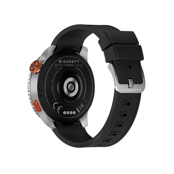 Garett Smartwatch COMPASS Silver, GPS