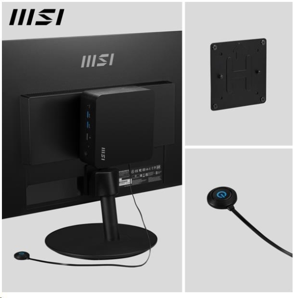 MSI PC Cubi NUC 1MG-238BEU, Core5-120U, N/A, N/A SSD, No OS, Black