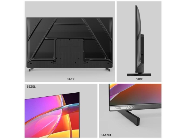 CHiQ L43QST TV 43", FHD, QLED, ultratenká, Android14, Dolby Audio, Frameless
