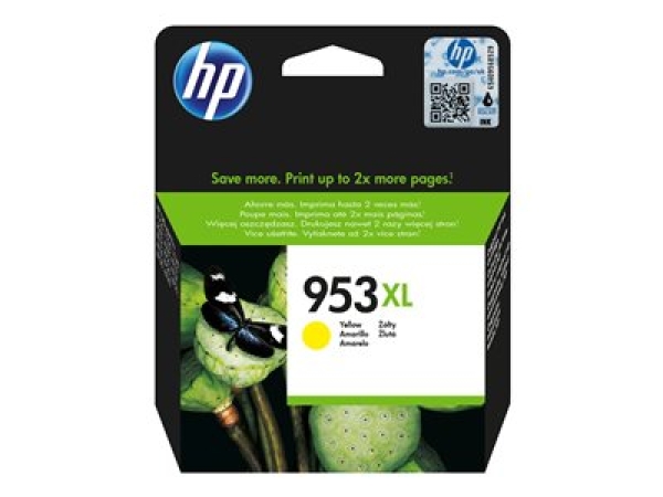 HP Ink/953XL High Yield Original Yellow, HP Ink/953XL High Yield Original Yellow