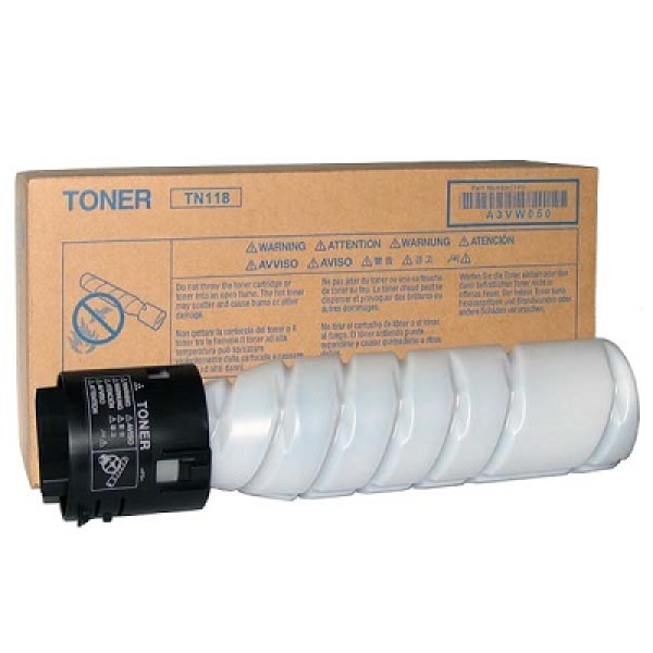 Toner Konica Minolta TN118 A3VW050 černý