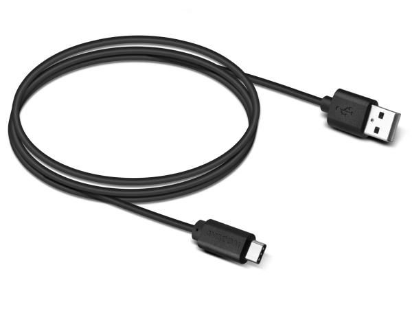 Avacom USB kabel (2.0), USB A samec - USB C samec, 1m, černý
