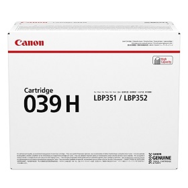 Toner CANON CRG039H, 0288C001 černý (25 000 stran)