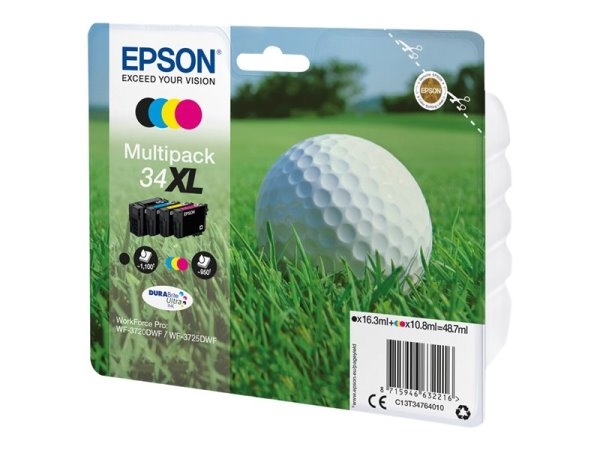 Náplň Epson 34XL, C13T34764010 CMYK multipack