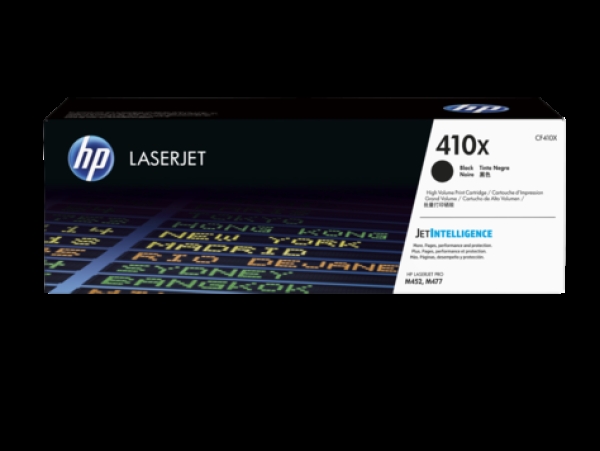 HP 410X (CF410X), černý originální toner do tiskárny HP