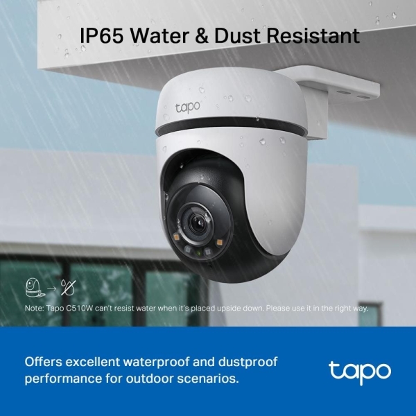 Tapo C510W(2-pack) Outdoor Pan/Tilt Security Wi-Fi Camera