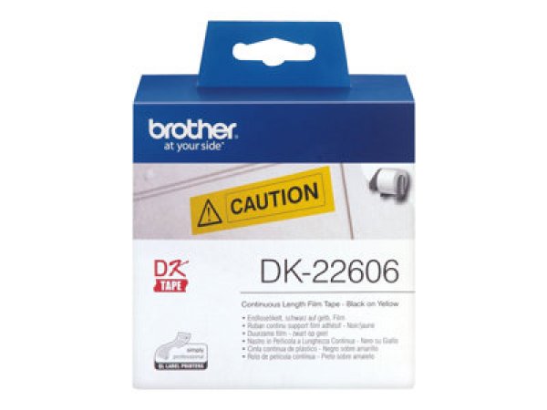 Brother DK-22606 - žlutá - Role (6,2 cm x 15,2 m) fólie - pro Brother QL-1050, 1060, 1110, 500, 550, 560, 570, 580, 600, 650, 700, 710, 720, 820