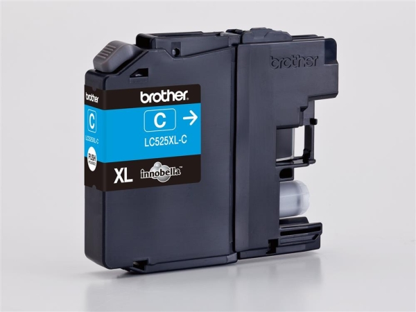 Brother LC-525XL C, azurová originální barva do tiskárny Brother