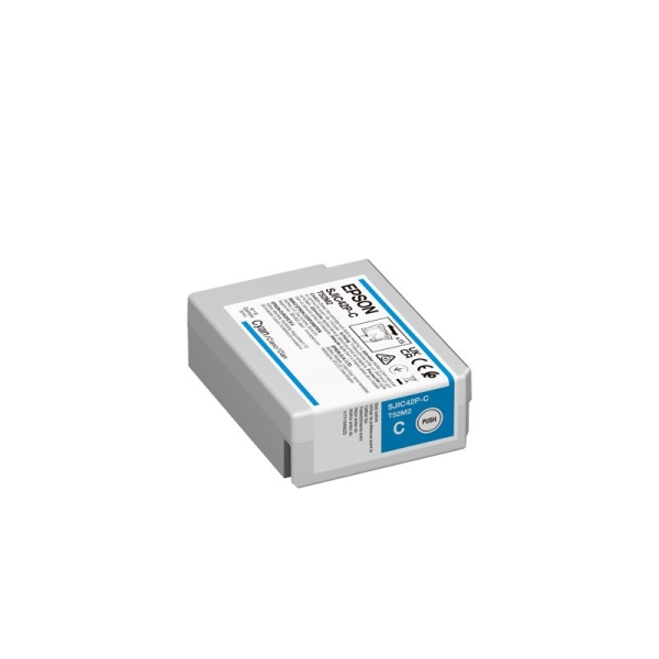 Náplň Epson SJIC42PC, C13T52M240 azurová