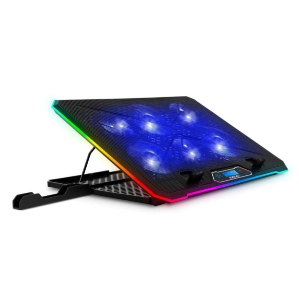 EVOLVEO Ania 9 RGB, nastavitelný podstavec pro notebook