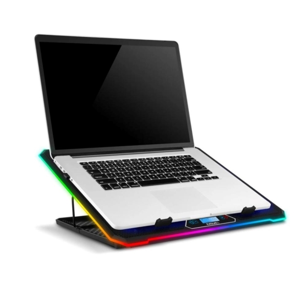 EVOLVEO Ania 9 RGB, nastavitelný podstavec pro notebook