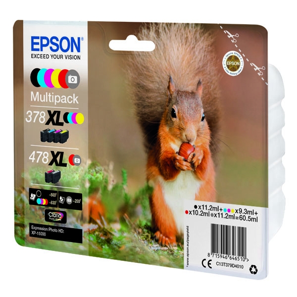 Náplň Epson 478XL, C13T379D4010 6pack